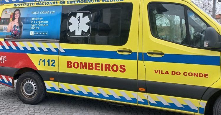 Vila do Conde: segundo acidente do dia. Mais um ferido