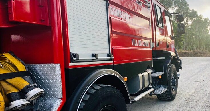 Vila do Conde: bombeiros apagam fogos locais e ainda ajudam outros concelhos