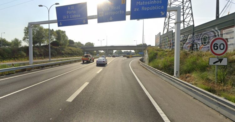 Troço da autoestrada A28 vai estar cortado toda a madrugada