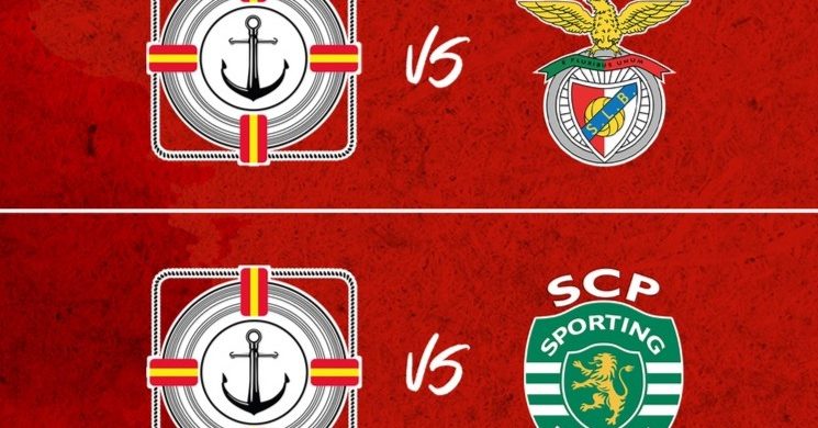 Benfica e Sporting vêm jogar às Caxinas