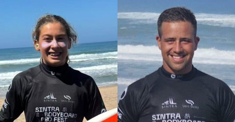 Luana Dourado na final de prova europeia. Joel Rodrigues está quase