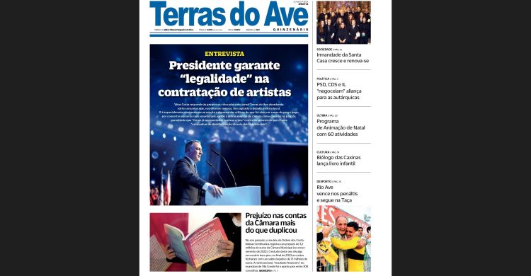 De Vila do Conde para o mundo: eis o seu jornal Terras do Ave