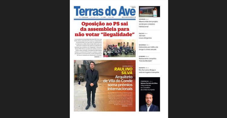 O jornal Terras do Ave aí está. Confira assuntos