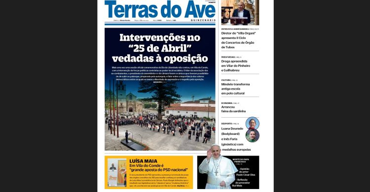 O seu jornal Terras do Ave tem nova edição. Veja o que traz