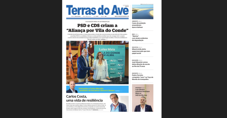 Eis a nova edição do seu jornal Terras do Ave. Veja os assuntos