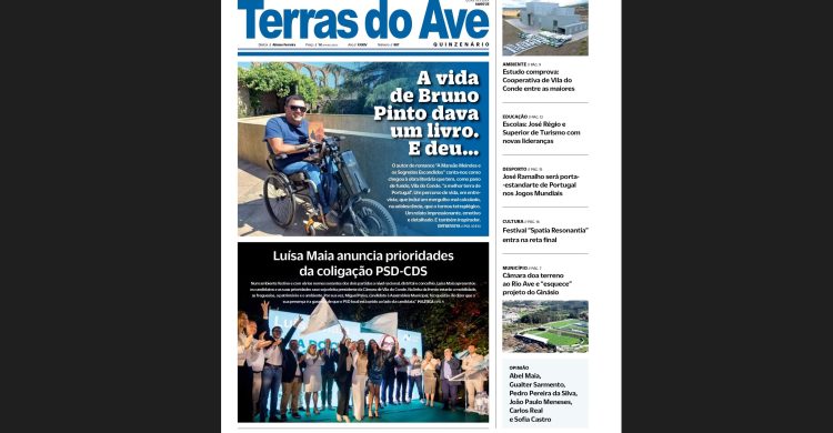 Este é o seu jornal Terras do Ave. Veja o que traz