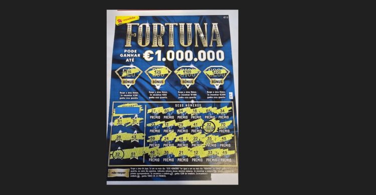 Vila do Conde: raspadinha dá um milhão de euros