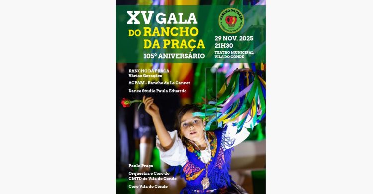 Rancho da Praça: gala do aniversário já tem cartaz. E bilhetes…